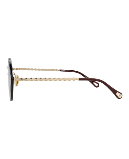 Chloé Cat Eye-Frame Metal Sunglasses