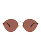 Chloé Cat Eye-Frame Metal Sunglasses