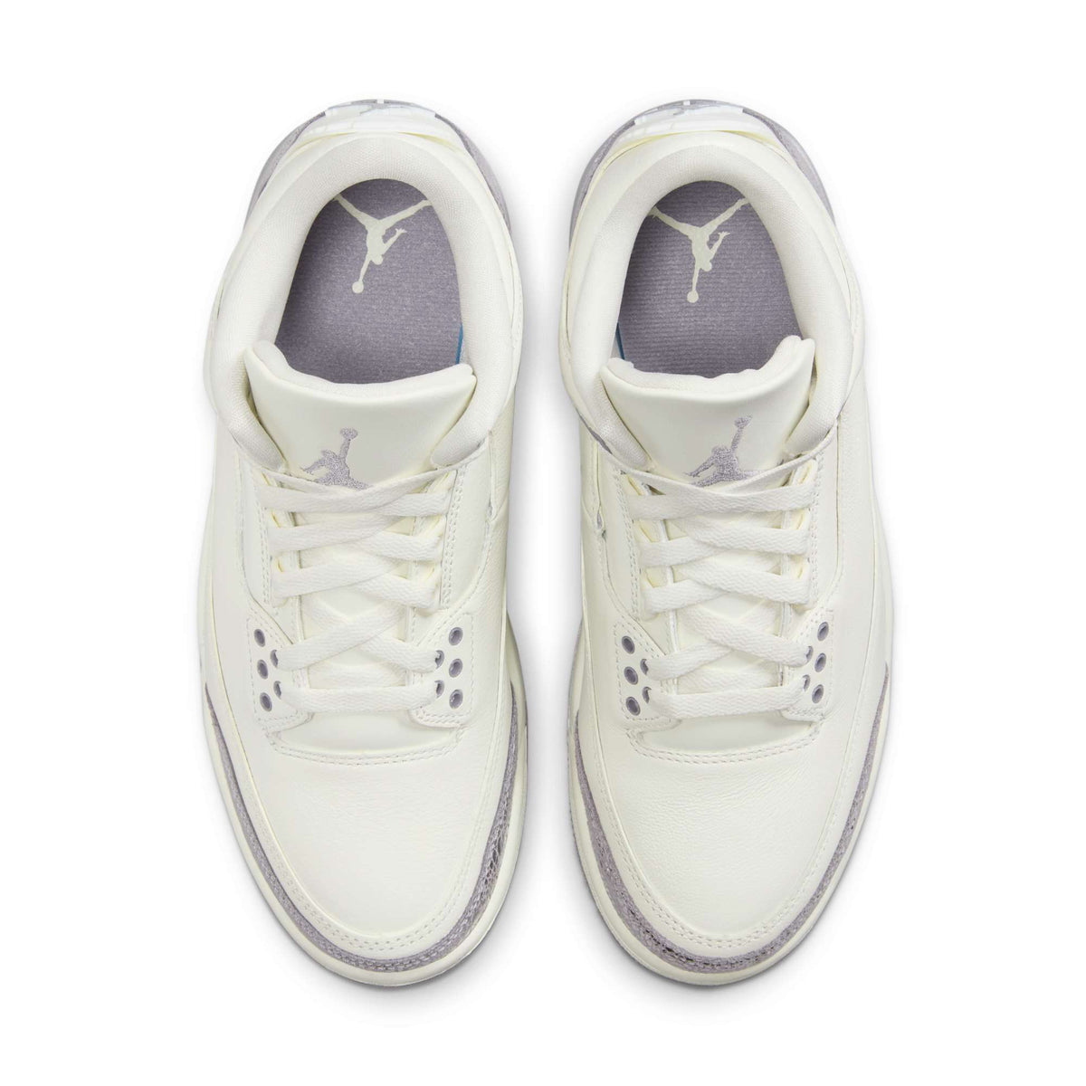 Air Jordan Women's Retro 3 'Sail Cement Grey ' Sneakers