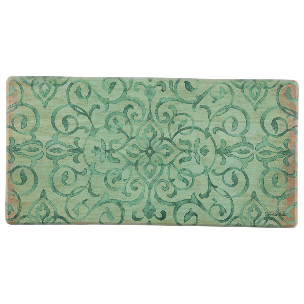 20"x39" Anti-Fatigue Embossed Floor Mat (Rustic Medallion)