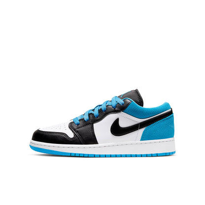 Air Jordan Grade School Retro 1 Low 'Laser Blue' Gs Sneakers
