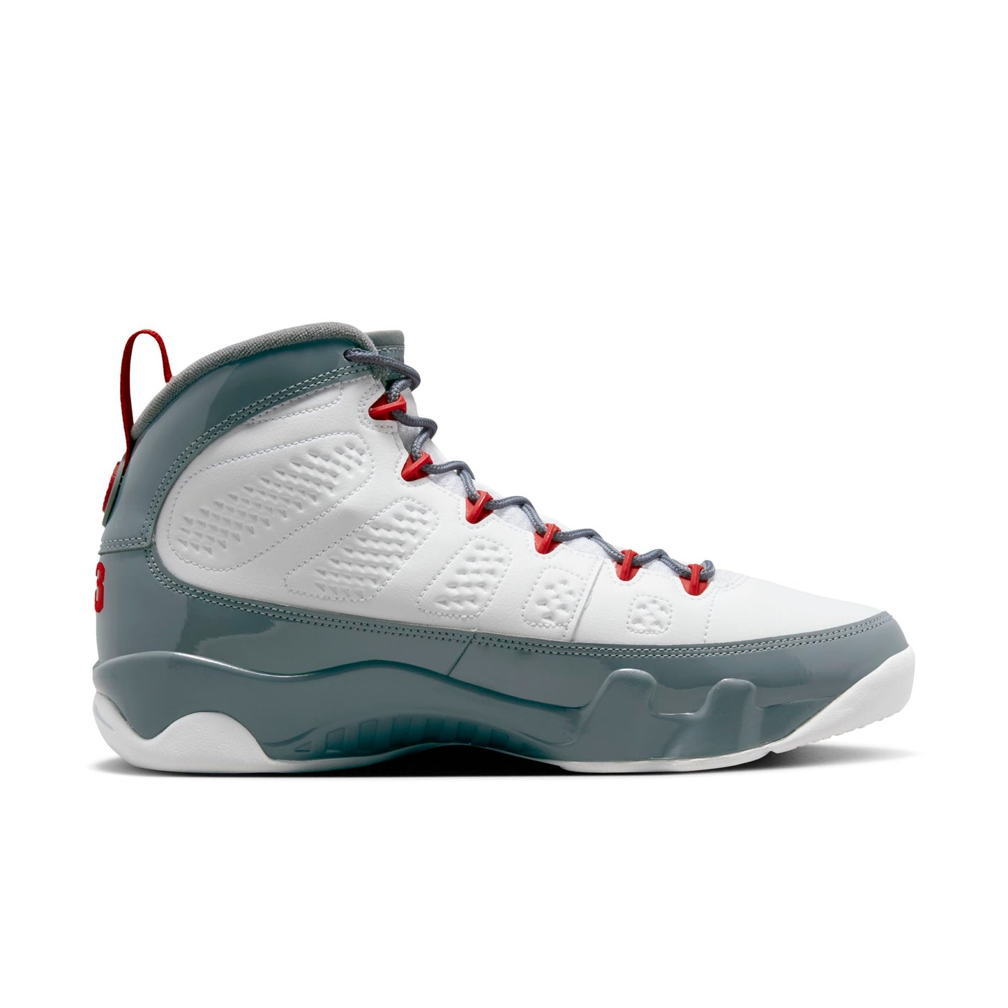 Air Jordan Men's Retro 9 'Fire Red' Sneakers