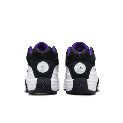 Air Jordan Men's Retro Jumpman Team 1 'White Black Field Purple' Sneakers