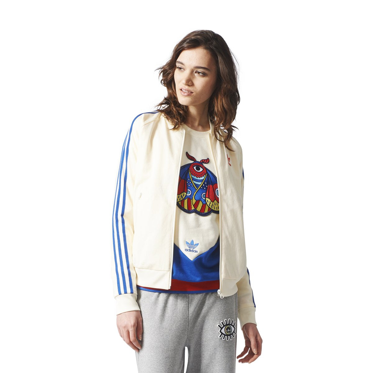 adidas Women's Embellished Arts Superstar Track Jacket