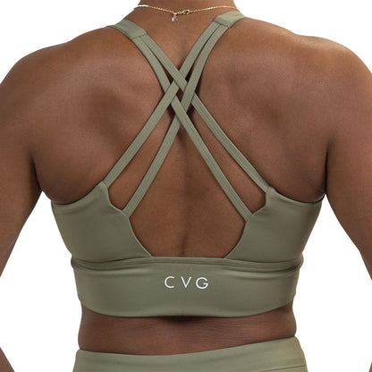Constantly Varied Gear Longline Bra - Green Tea
