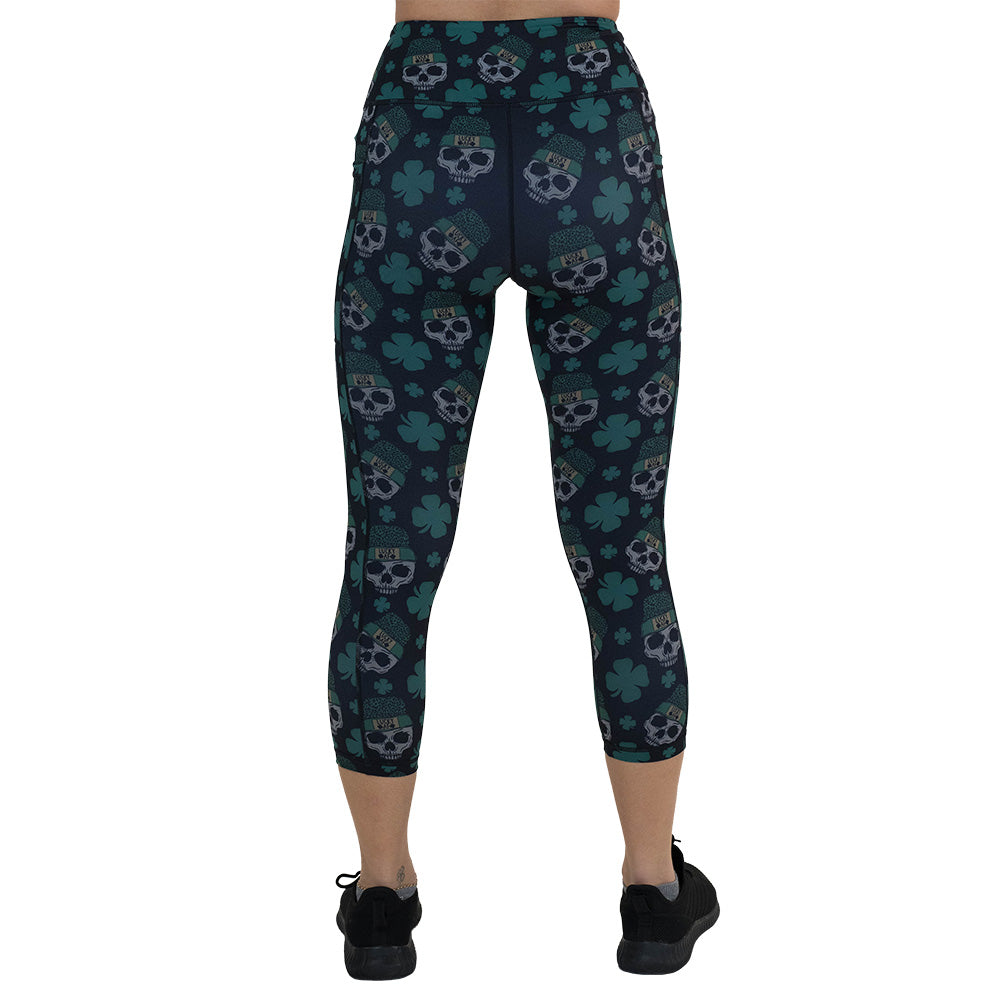 Constantly Varied Gear Shamrock Skulls Leggings