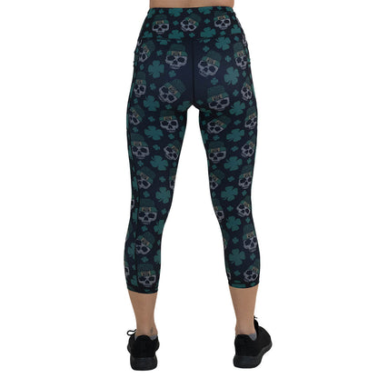 Constantly Varied Gear Shamrock Skulls Leggings