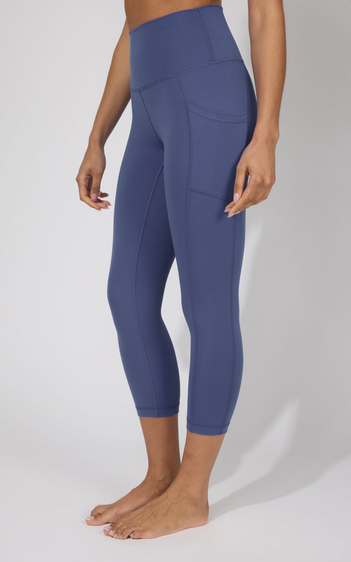 90 Degree by Reflex 2 PK Interlock Side Pocket and Everyday Capris