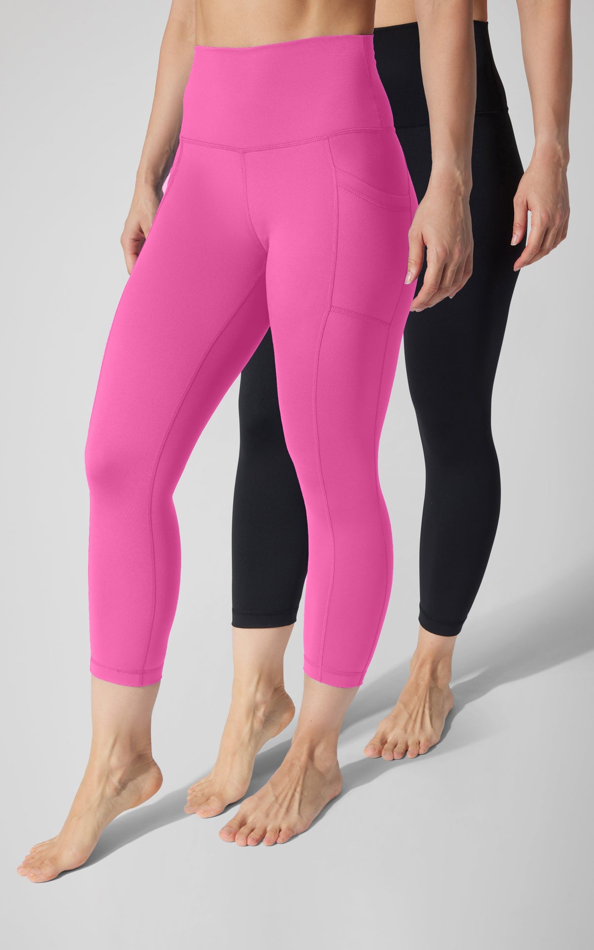 90 Degree by Reflex 2 PK Interlock Side Pocket and Everyday Capris