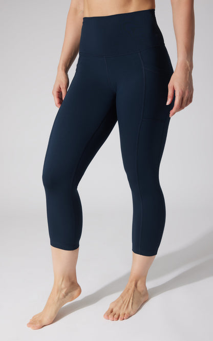 90 Degree by Reflex 2 PK Interlock Side Pocket and Everyday Capris