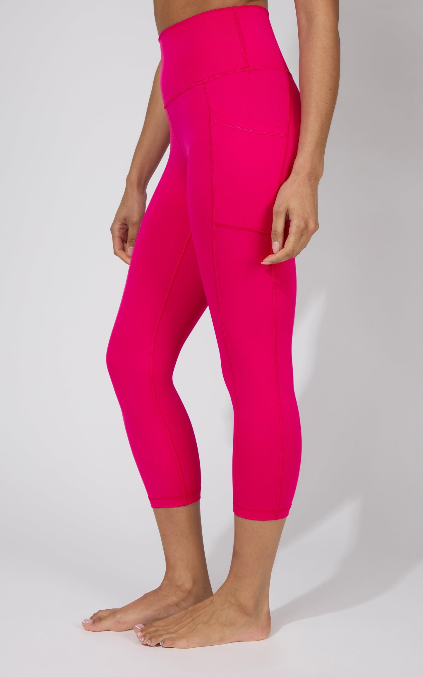 90 Degree by Reflex 2 PK Interlock Side Pocket and Everyday Capris