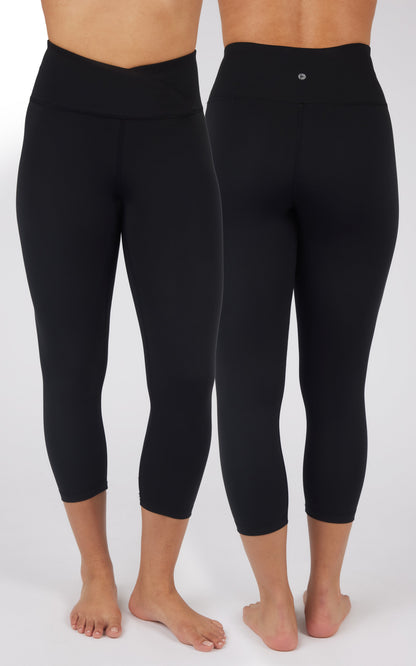90 Degree by Reflex 2 PK Interlock Crossover & Everyday Capris