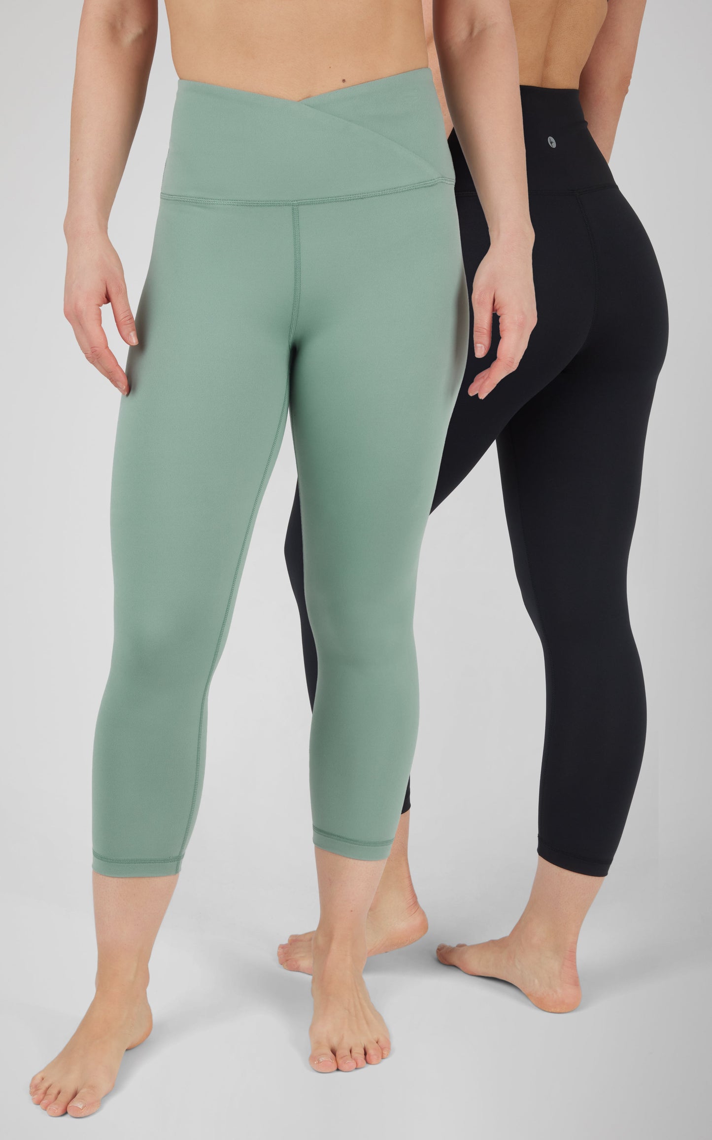 90 Degree by Reflex 2 PK Interlock Crossover & Everyday Capris