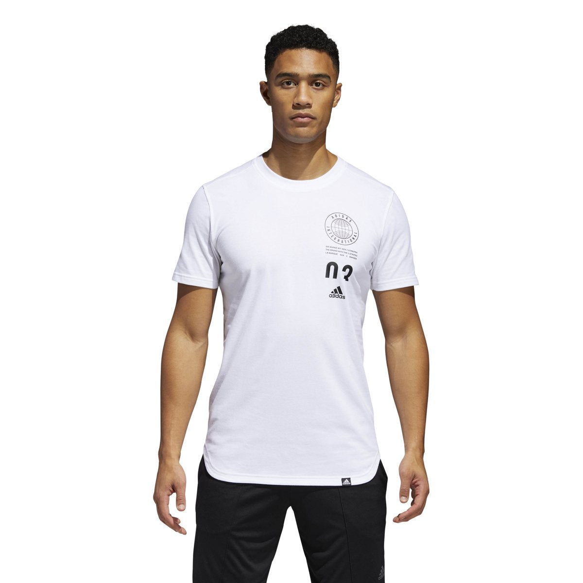 adidas Men's Stack Scoop Tee T-Shirts