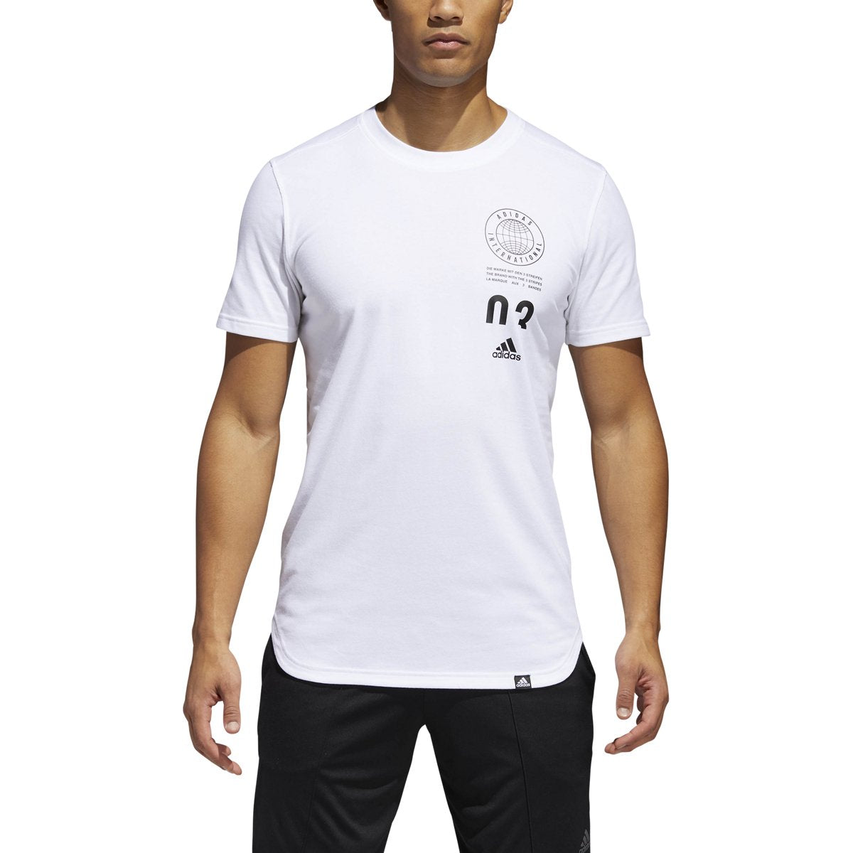 adidas Men's Stack Scoop Tee T-Shirts