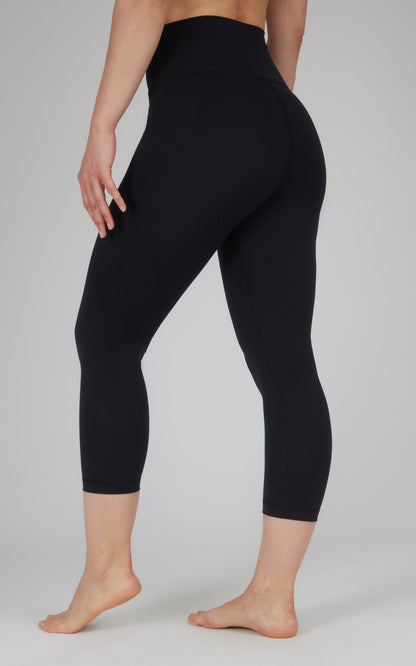 90 Degree by Reflex Lux Elastic Free High Waist Capri