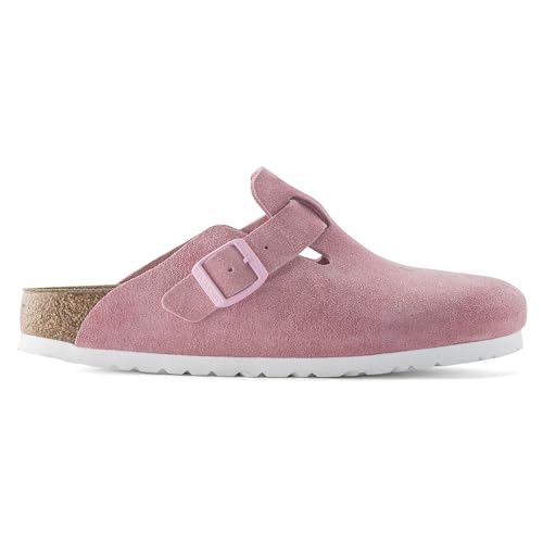 Birkenstock Boston Suede Leather Clogs