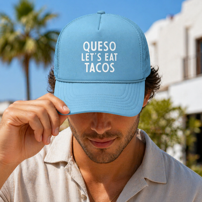 Frankie Jean Queso Let's Eat Tacos Foam Snapback