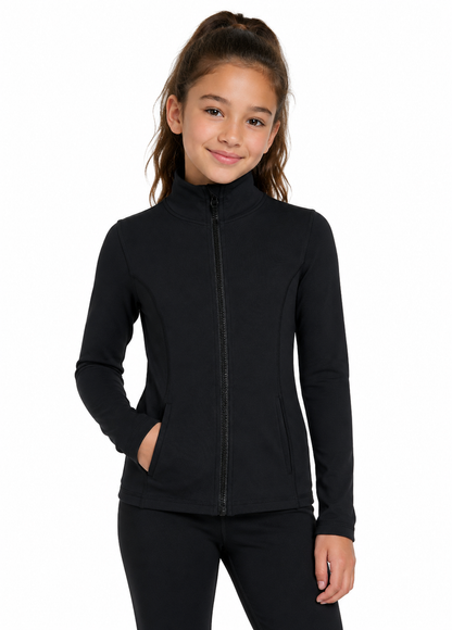 90 Degree by Reflex Girls Fleece Lined Jacket
