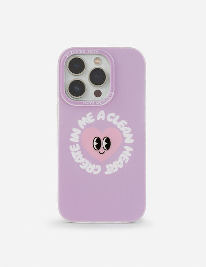 Elevated Faith Create in Me a Clean Heart Phone Case