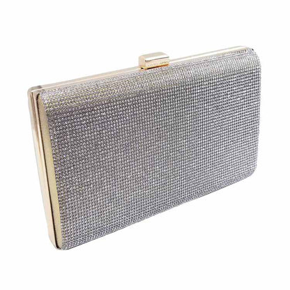 Crystal Shimmery Evening Clutch Bag