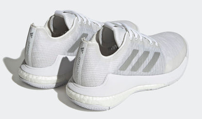 adidas Women's Crazyflight 'White Silver Metallic' Sneakers