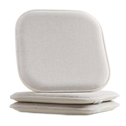 Elegant Comfort 2 Pack Textured Chair Cushion Covers - Skid-Proof Rubber Backing