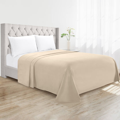Elegant Comfort Essential Single Flat Sheet - Premium Hotel Quality