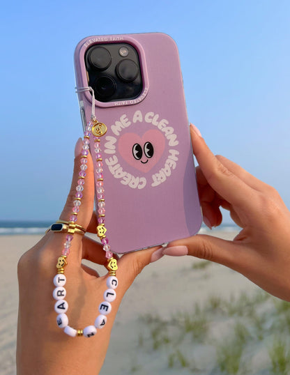 Elevated Faith Create in Me a Clean Heart Phone Charm