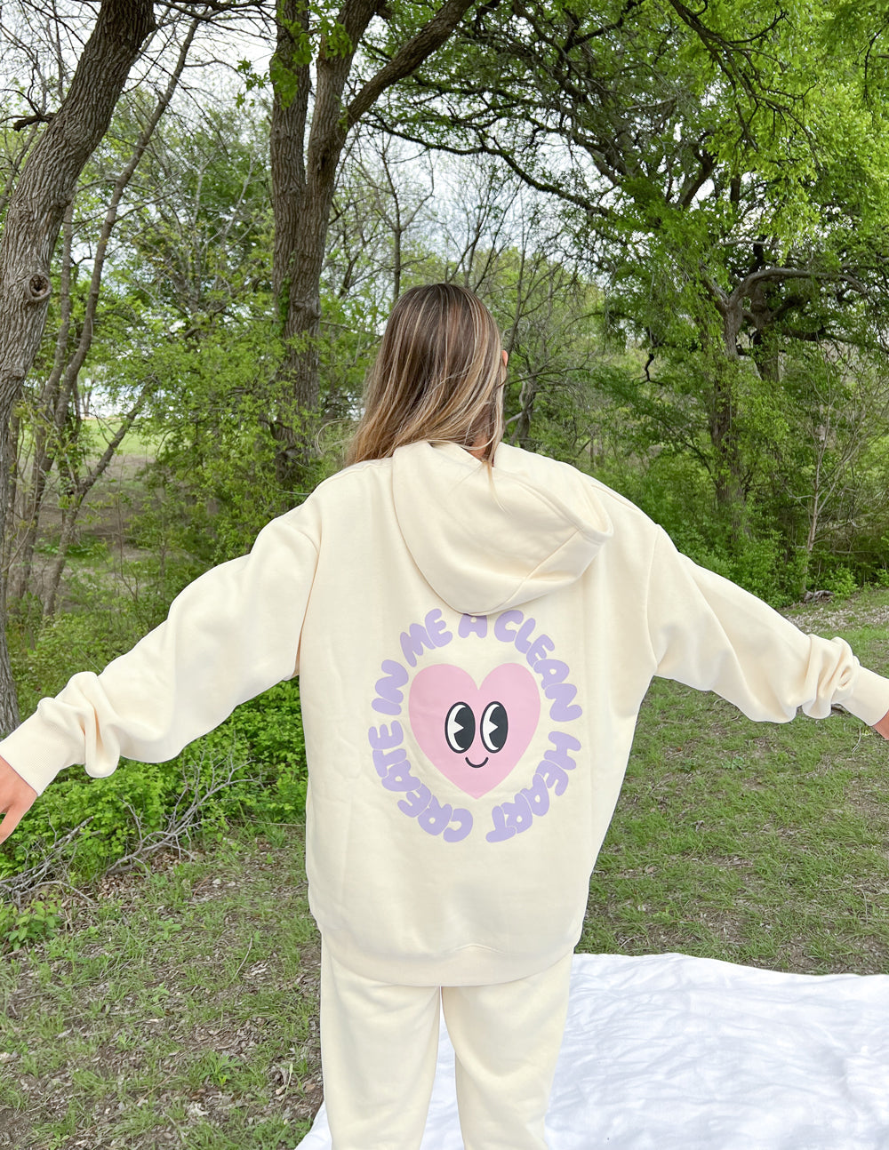 Elevated Faith Create in Me a Clean Heart Unisex Hoodie