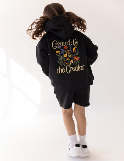 Elevated Faith Created by the Creator Kids Hoodie
