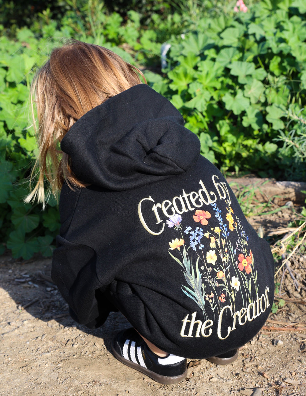 Elevated Faith Created by the Creator Kids Hoodie