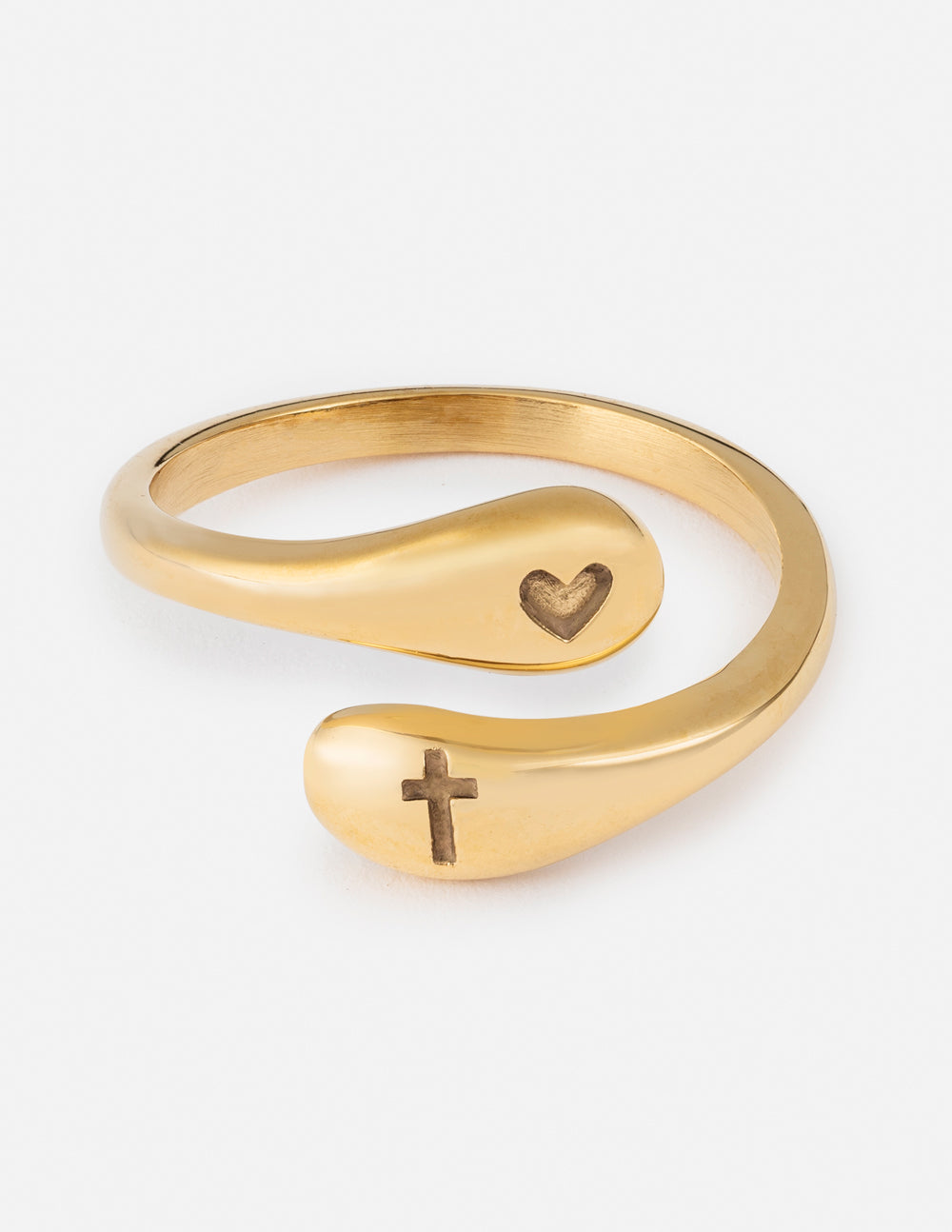 Elevated Faith Cross Equals Love Ring