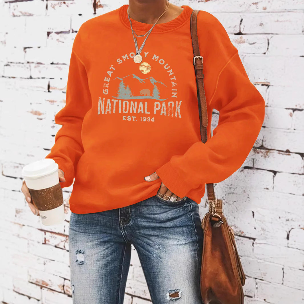 National Park printed hoodie