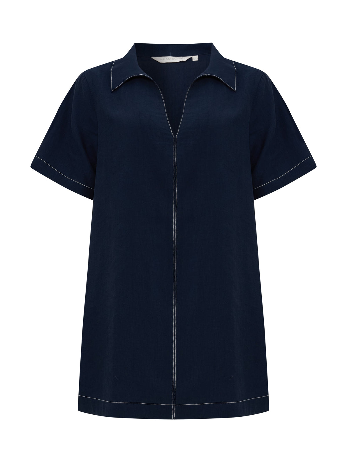Mae Popover Mini Dress - Navy
