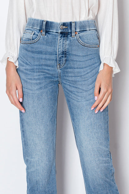 Cecilia Tummy Control High Rise Slim Straight Jeans