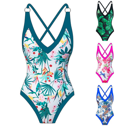 New Retro One Piece Swimsuit Sexy Bikini Swimsuit Ladies Bikini