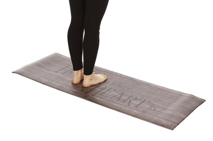20"x55" Oversized Cushioned Anti-Fatigue Kitchen Runner Mat (Home Heartwood)