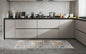 Brown Tile 19.6 in. x 55 in. Anti-Fatigue Kitchen Runner Mat