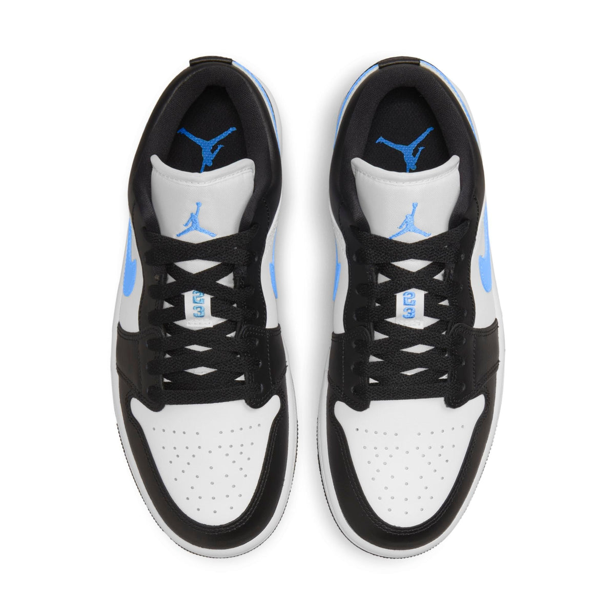 Air Jordan Women's Retro 1 Low 'Black University Blue White' Sneakers