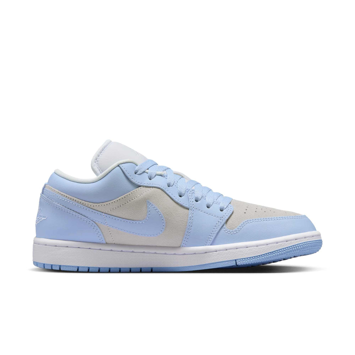 Air Jordan Women's Retro 1 Low 'Football Grey Aluminum' Sneakers