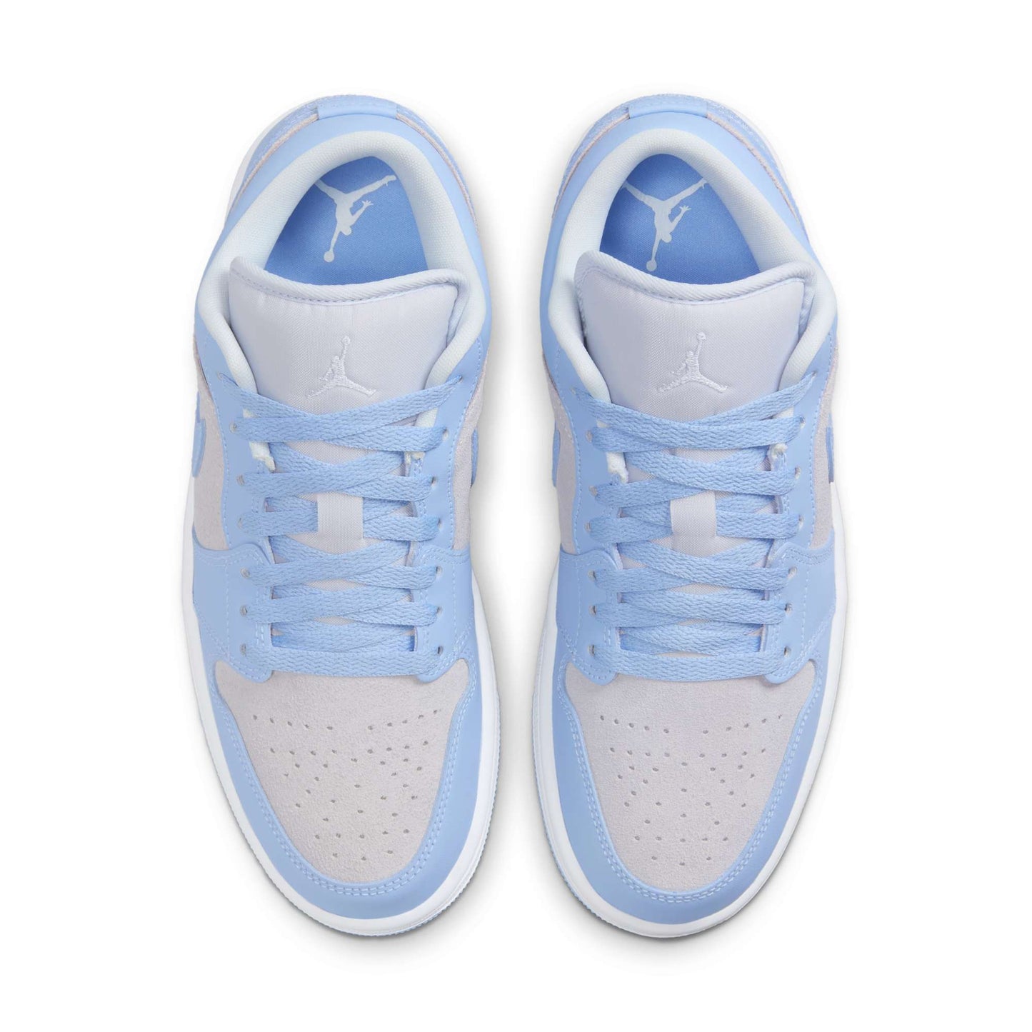 Air Jordan Women's Retro 1 Low 'Football Grey Aluminum' Sneakers