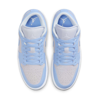 Air Jordan Women's Retro 1 Low 'Football Grey Aluminum' Sneakers