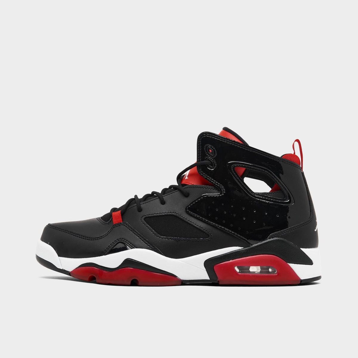 Air Jordan Men's Flight Club 91 'Black University Red' Sneakers