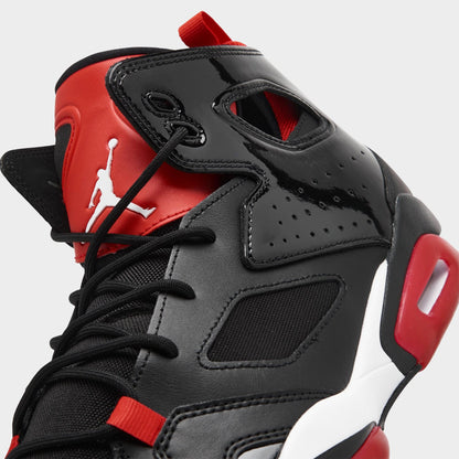Air Jordan Men's Flight Club 91 'Black University Red' Sneakers