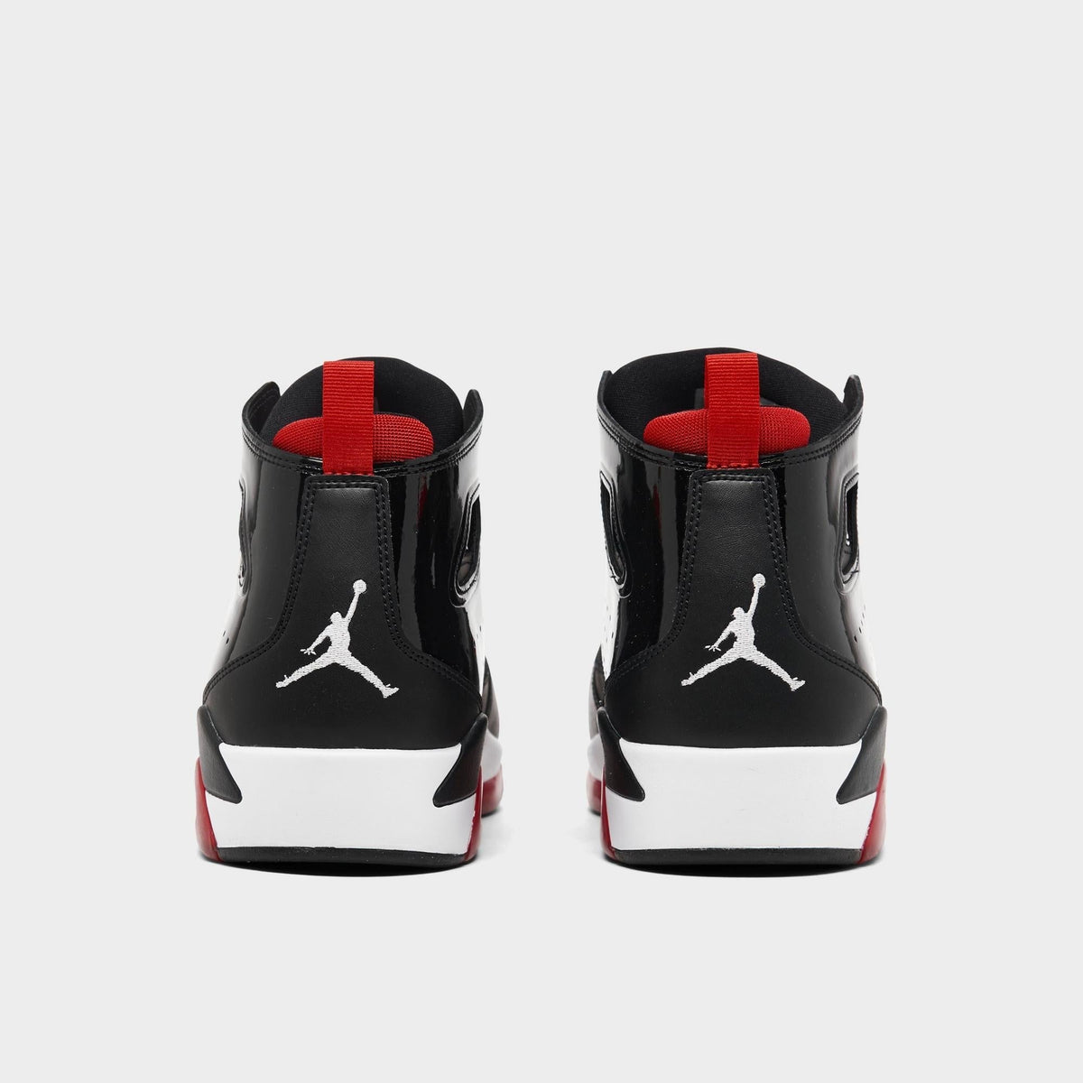 Air Jordan Men's Flight Club 91 'Black University Red' Sneakers