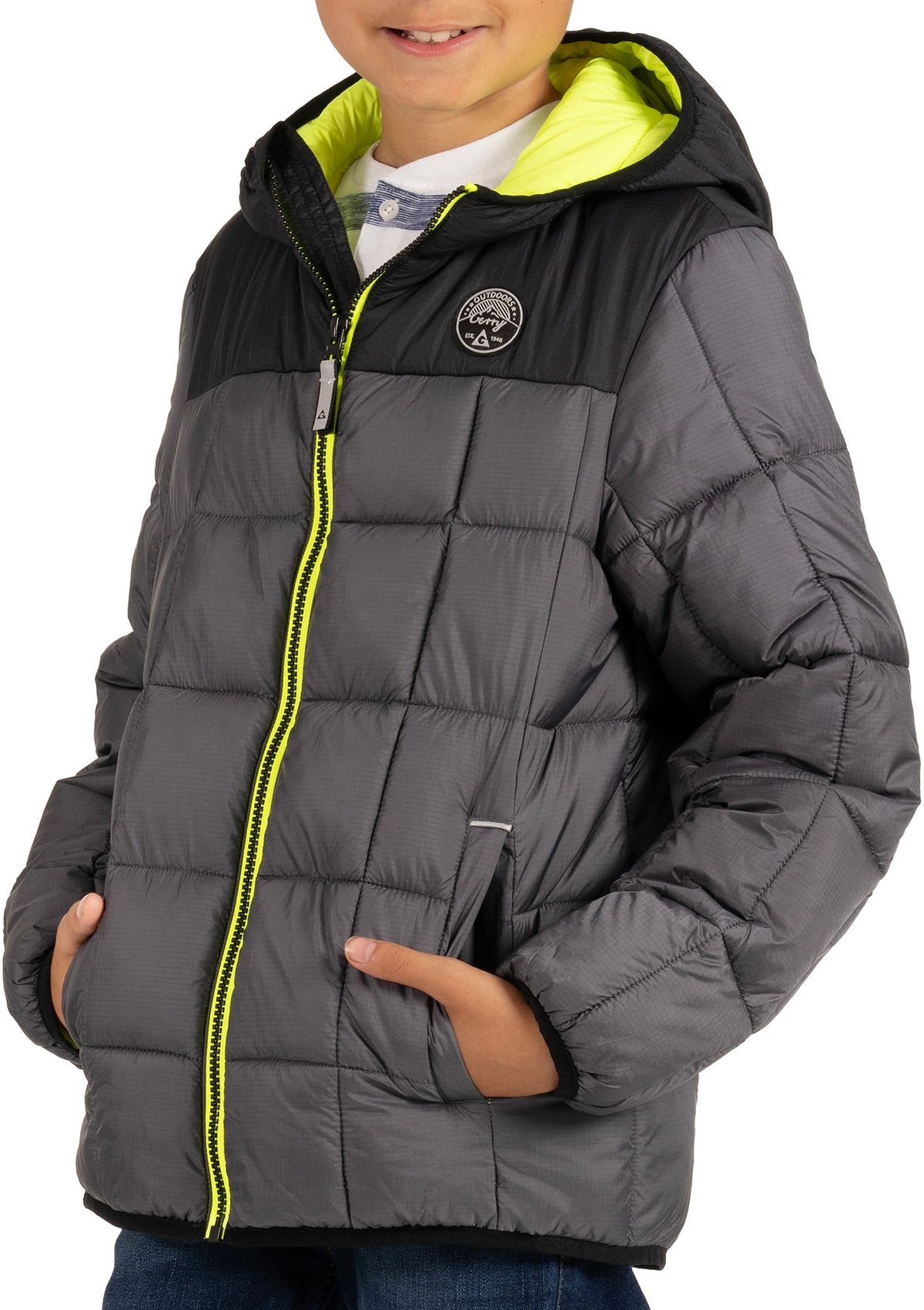 Gerry Youth Torque Puffer Jacket Full-Zip Lightweight