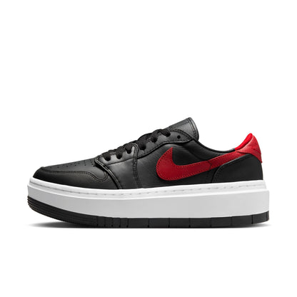 Air Jordan Women's Retro 1 Elevate Low W 'Black Gym Red White' Sneakers