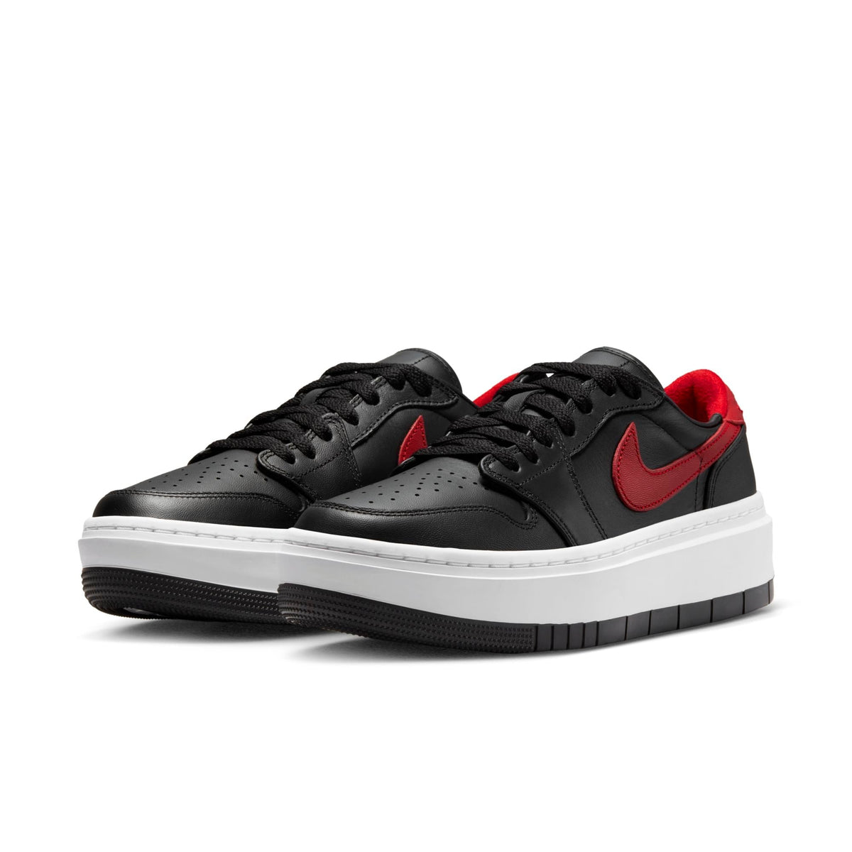 Air Jordan Women's Retro 1 Elevate Low W 'Black Gym Red White' Sneakers