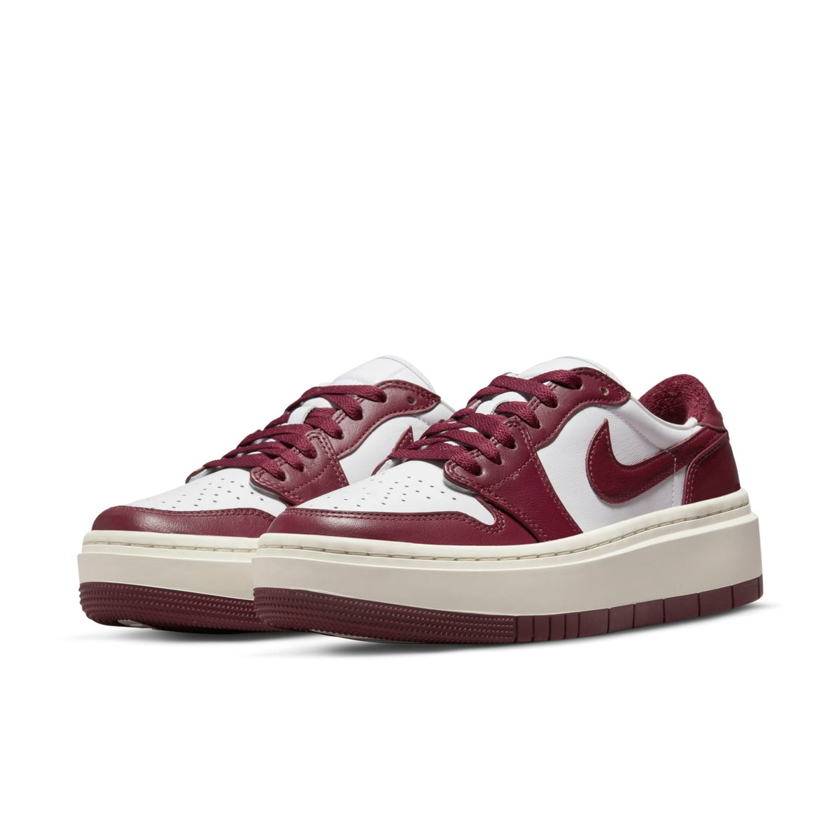 Air Jordan Women's Retro 1 Elevate Low W 'Dark Beetroot' Sneakers